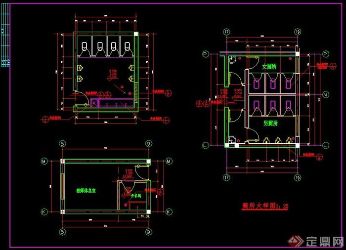 幼儿园建筑全套建筑设计cad施工图(3)