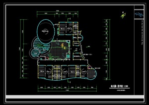 现代风格幼儿园建筑设计cad方案图