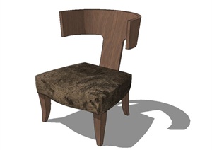 现代时尚座椅设计SU(草图大师)模型