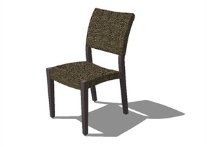 某现代阳台椅子设计SU(草图大师)模型
