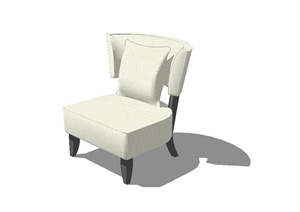 某现代简约风格沙发椅子设计SU(草图大师)模型