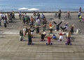 瑜伽,休闲广场,滨水平台