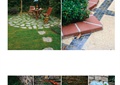 庭院,庭院花园,庭院景观,桌椅,陶罐盆景