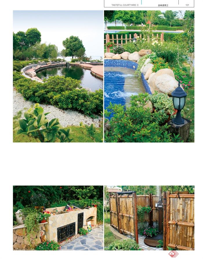 庭院景观,庭院设计,水池景观,景石