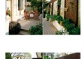 庭院景观,庭院设计,桌椅组合,景墙,廊架