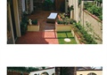 别墅庭院,庭院景观,绿化带,躺椅,桌椅组合