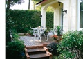 庭院,庭院花园,庭院景观,汀步,桌椅