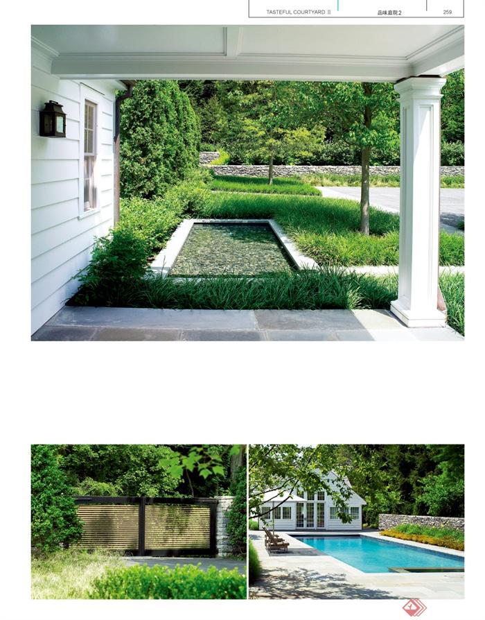 庭院,庭院景观,庭院花园,露天泳池