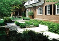 别墅庭院,庭院景观,绿化带,台阶