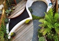 庭院设计,庭院景观,座椅设计,木平台
