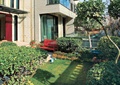 庭院景观,庭院设计,座椅,灌木带
