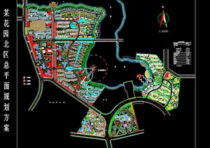 多种不同的居住小区规划设计cad方案图