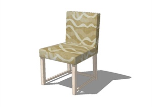 现代室内客厅椅子设计SU(草图大师)模型