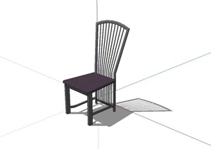 某现代风格餐厅椅设计SU(草图大师)模型