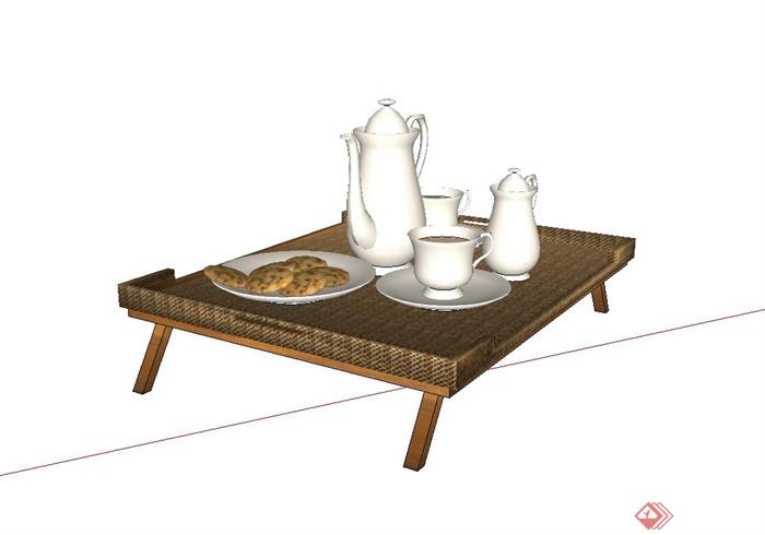 欧式茶具设计SU模型(2)