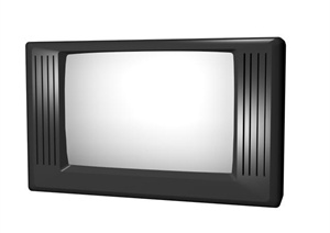 电视机设计3d模型含效果图