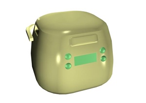 电饭锅设计3d模型含效果图