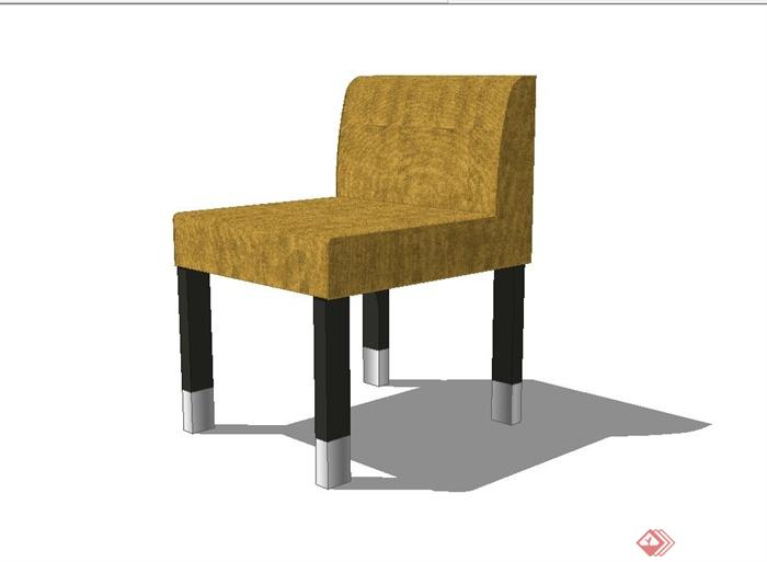 现代风格是室内椅子设计su模型(1)