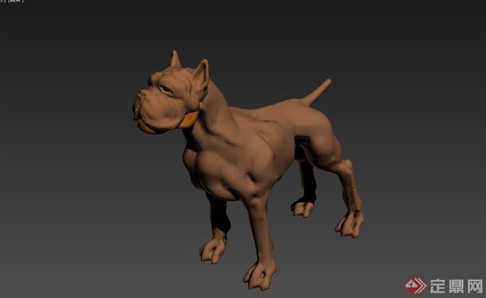 狗设计3d模型(3)