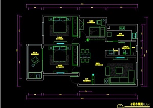 现代住宅家居设计CAD施工图