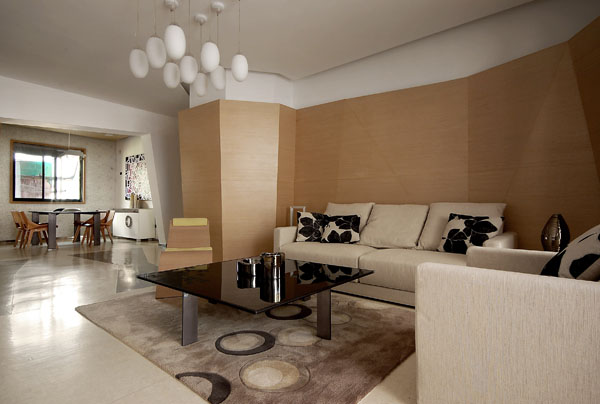 客厅设计,沙发,茶几,吊灯