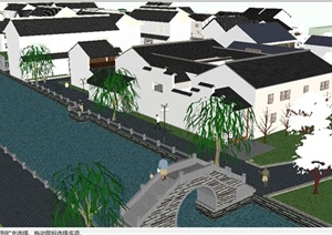 某特色风情村子规划方案Su精细设计模型