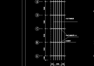 琴弦式景观花架设计CAD施工图