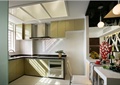 厨房设计,橱柜,洗菜池,餐桌组合,吊灯