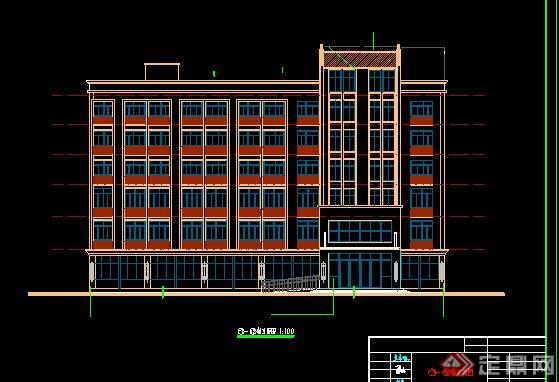 某办公楼建筑CAD施工图方案(1)