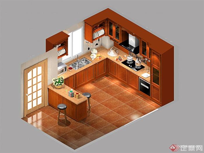 厨房设计,橱柜,洗菜池,吧台