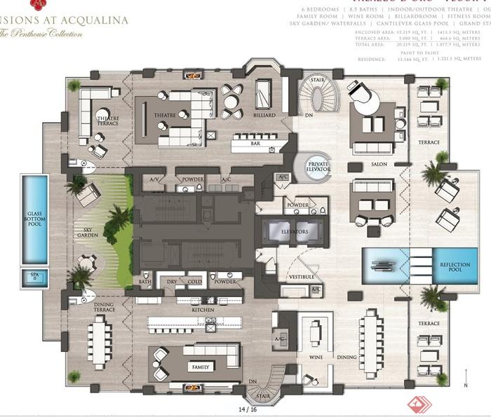 迈阿密Acqualina大厦豪宅设计jpg方案(5)