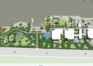 某滨水公园景观设计规划PSD平面图