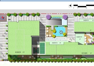 微软中心建筑设计PS平面图方案