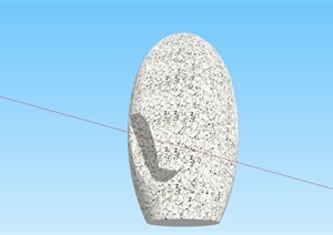 现代镂空石头雕塑设计SU(草图大师)模型
