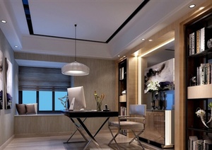 简约欧式设计风格住宅空间设计全套方案