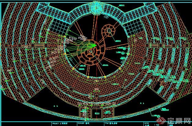 现代广场方案设计CAD方案图(2)