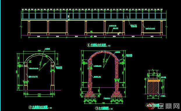 现代广场方案设计CAD方案图(4)