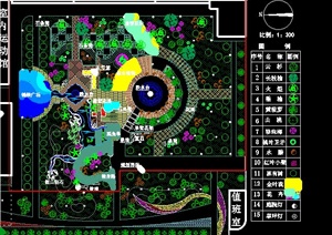 现代广场景观规划CAD平面图