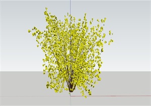 现代花灌木植物设计SU(草图大师)模型