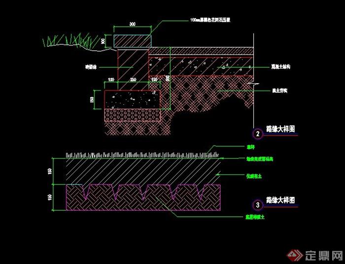某现代树池节点CAD施工图(2)