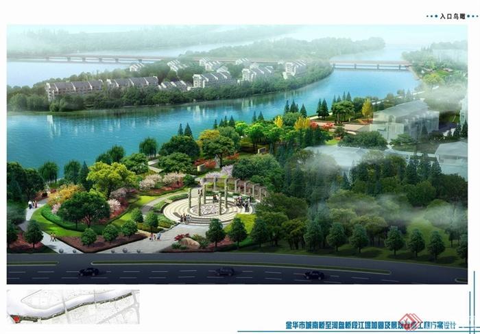 某现代风格滨河景观设计竞标jpg方案(1)