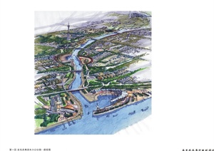 南京外秦淮河两侧居住景观设计jpg方案图