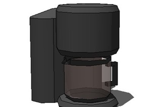 厨房电器——咖啡机SU(草图大师)模型