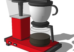 厨房电器——榨汁机SU(草图大师)模型