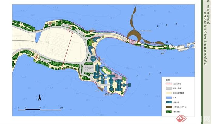 某滨水休闲旅游区规划设计+小品施工图(1)