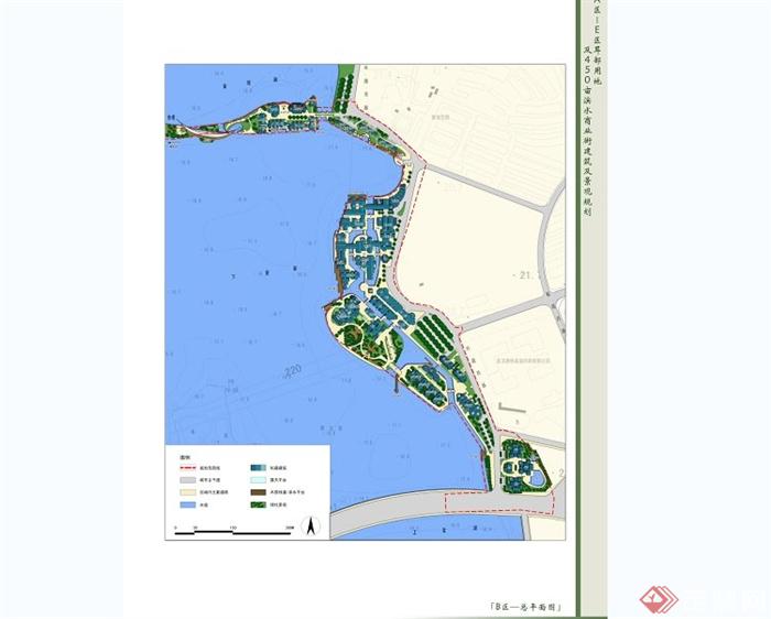 某滨水休闲旅游区规划设计+小品施工图(2)