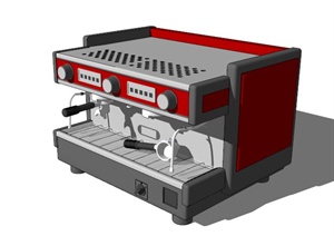 厨房电器冰淇淋机设计SU(草图大师)模型