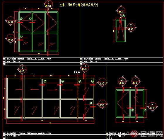 厕所建筑建筑设计玻璃阳光房建筑设计cad施工图,包括立面图,平面图