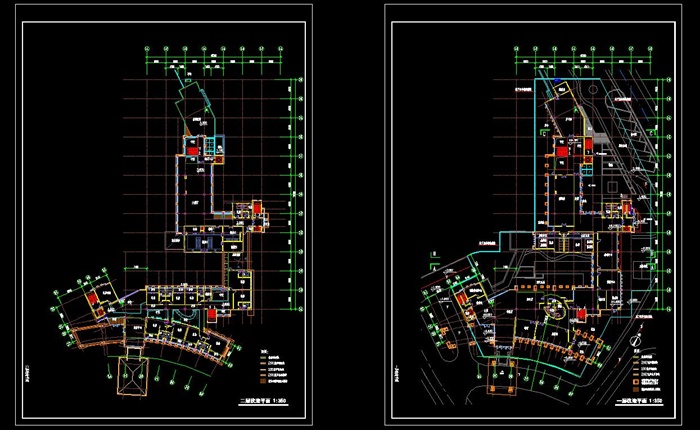 欧式西班牙公建会所建筑方案设计（cad平立剖、效果图）(3)