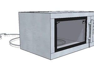 厨房微波炉设计SU(草图大师)模型